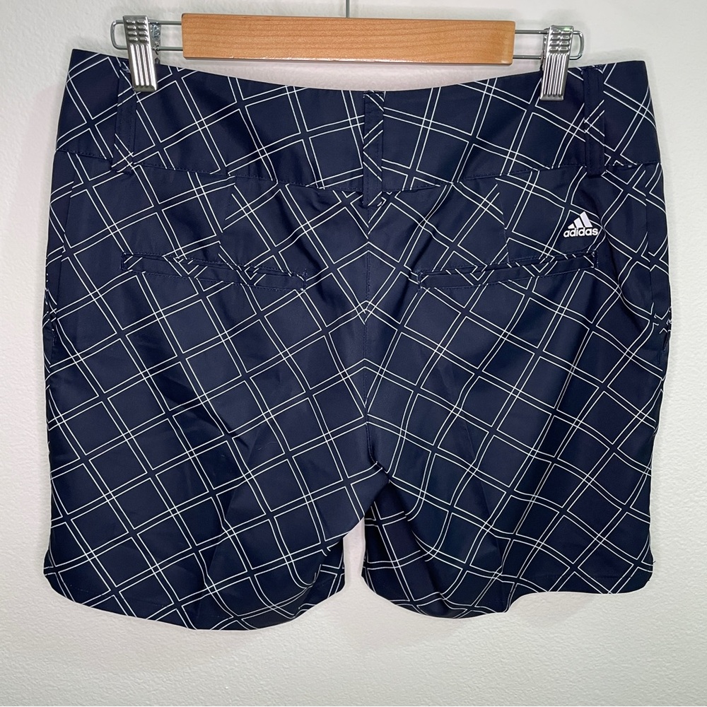 Adidas Golf Diamond Patterned Performance Shorts … - image 2